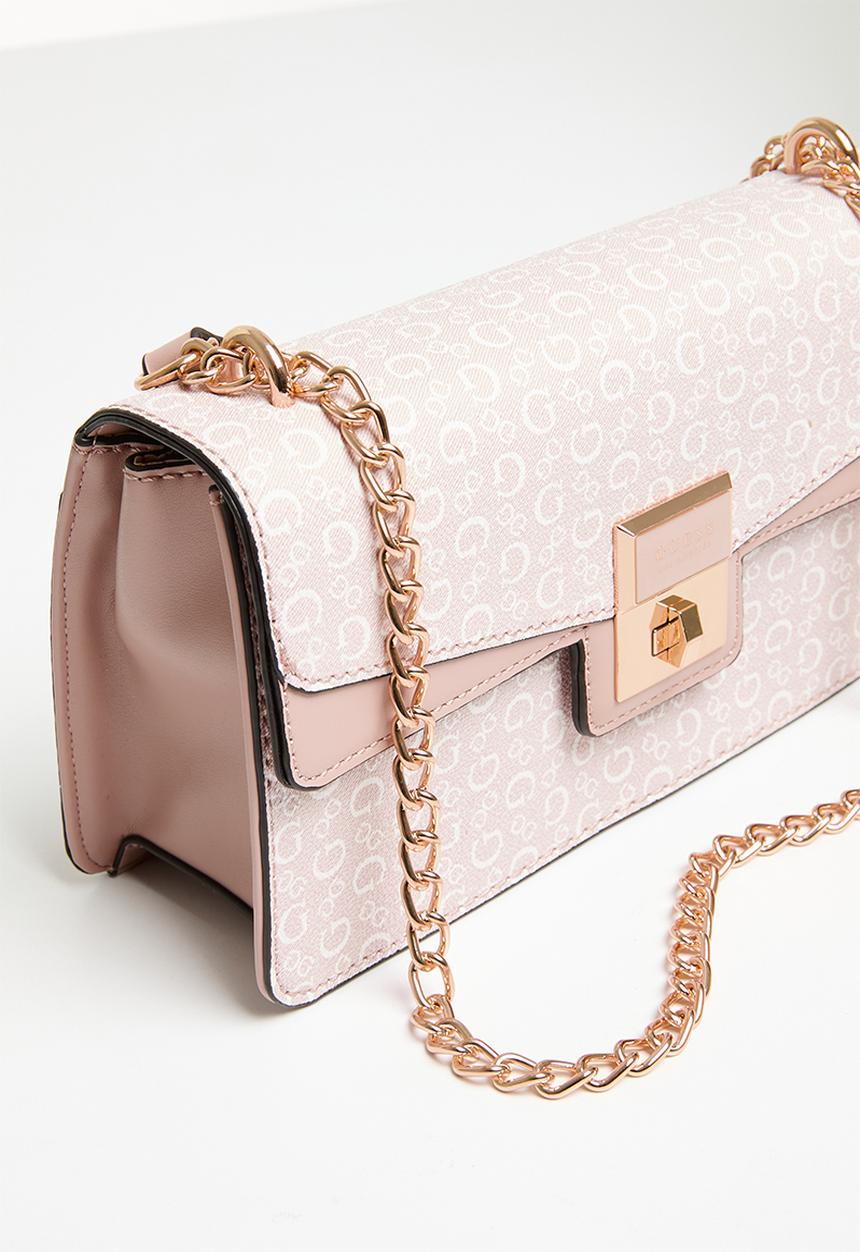 GUESS - Moonstone crossbody flap - powder