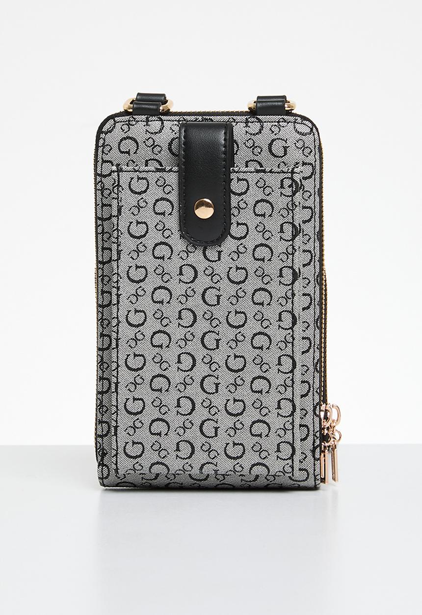 GUESS - Normandy mini phone crossbody - black