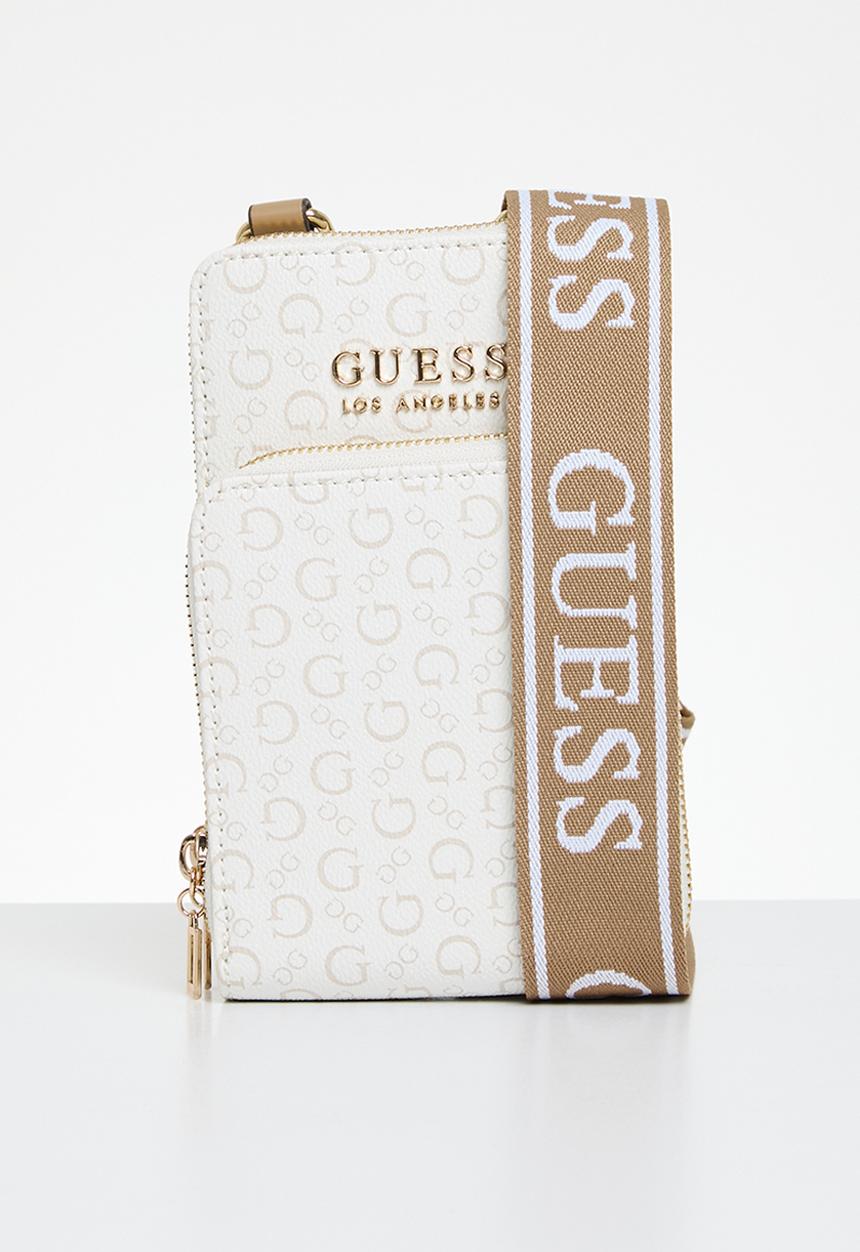 GUESS - Normandy mini crossbody bag - white