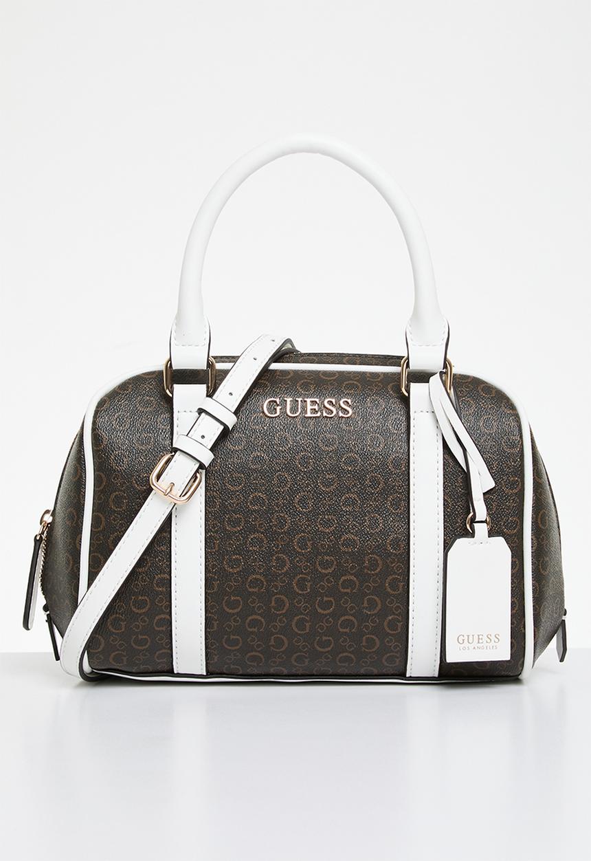 GUESS - Marcey small satchel - brown