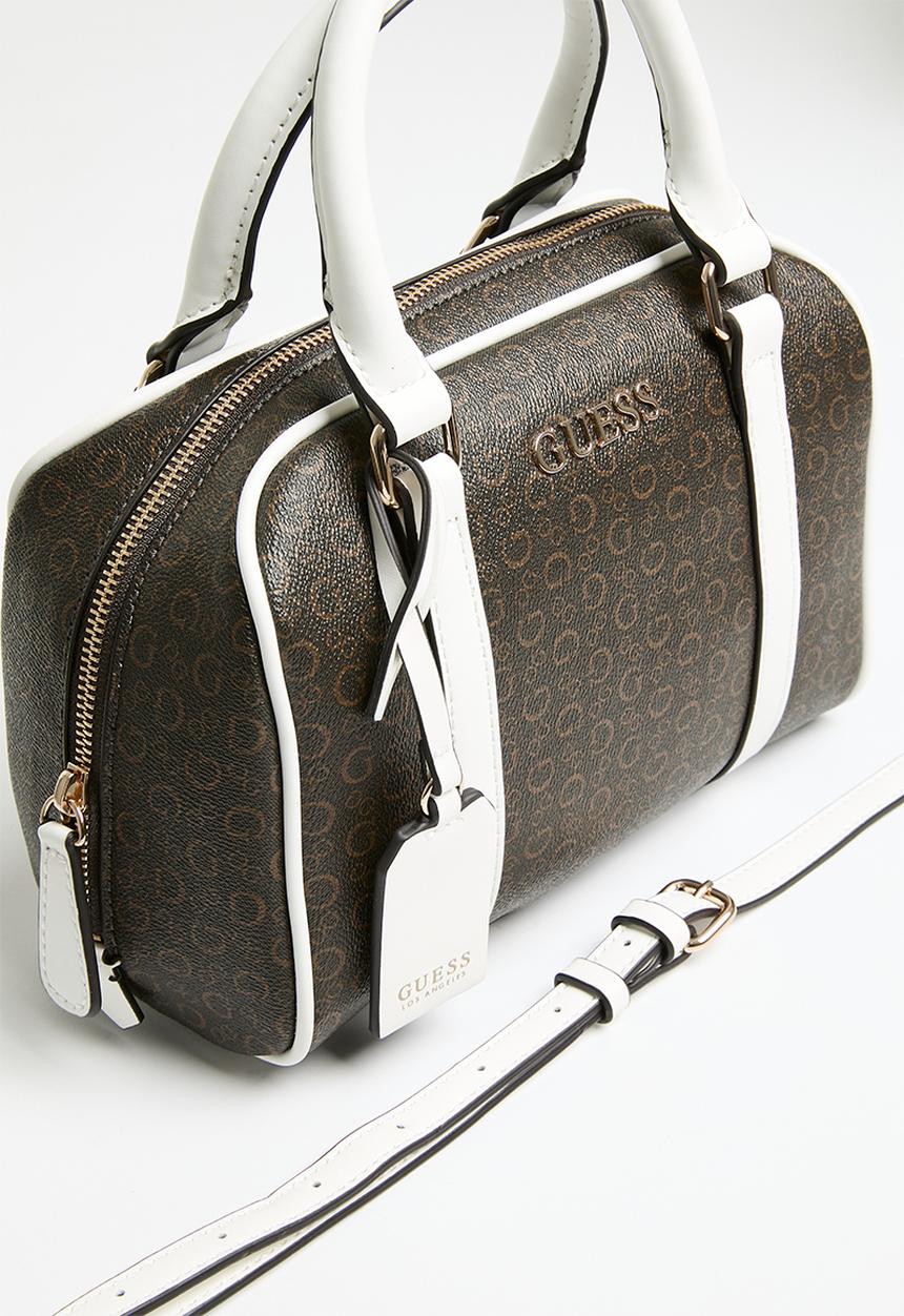 GUESS - Marcey small satchel - brown