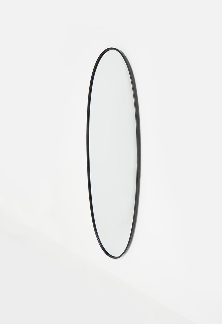 Sixth Floor - Oval Full length Mirror - Black 