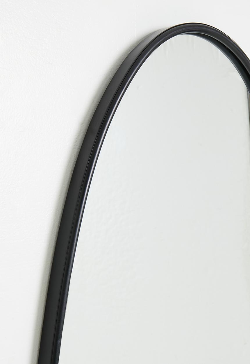 Sixth Floor - Oval Full length Mirror - Black 