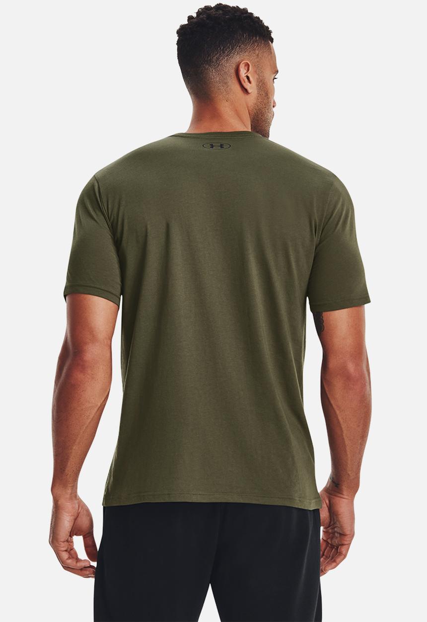 Under Armour - Ua m sportstyle lc short sleeve - Marine OD Green & Black