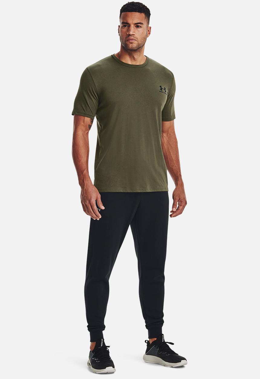 Under Armour - Ua m sportstyle lc short sleeve - Marine OD Green & Black