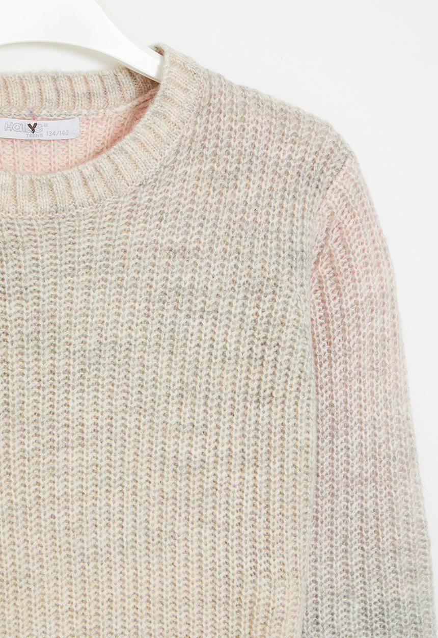 HAILYS - Long sleeve a sk emely top - pink