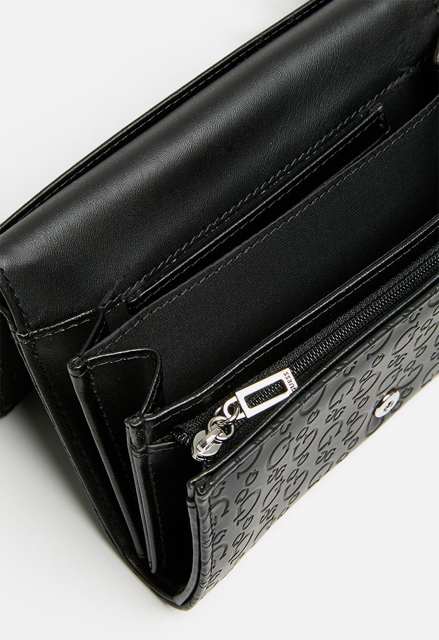GUESS - Niko sling phone organiser - black