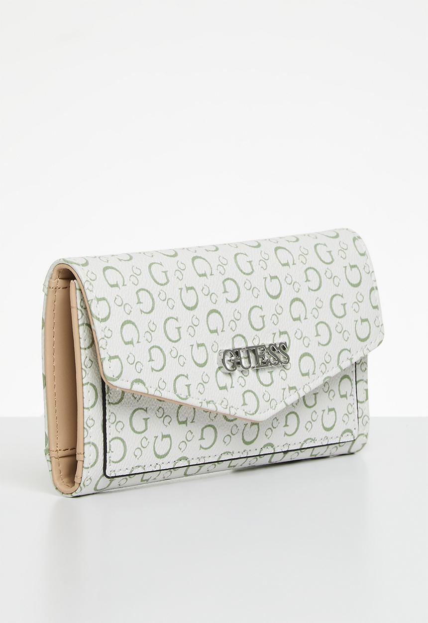GUESS - Niko slim clutch purse - sage