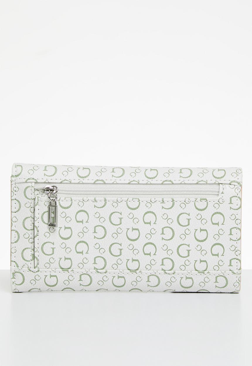 GUESS - Niko slim clutch purse - sage