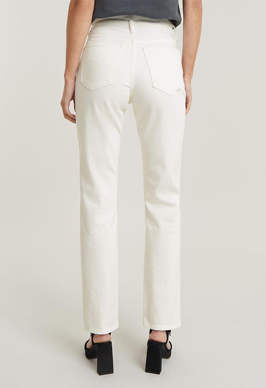G-STAR - Viktoria High Straight Wmn - lt chalk gd