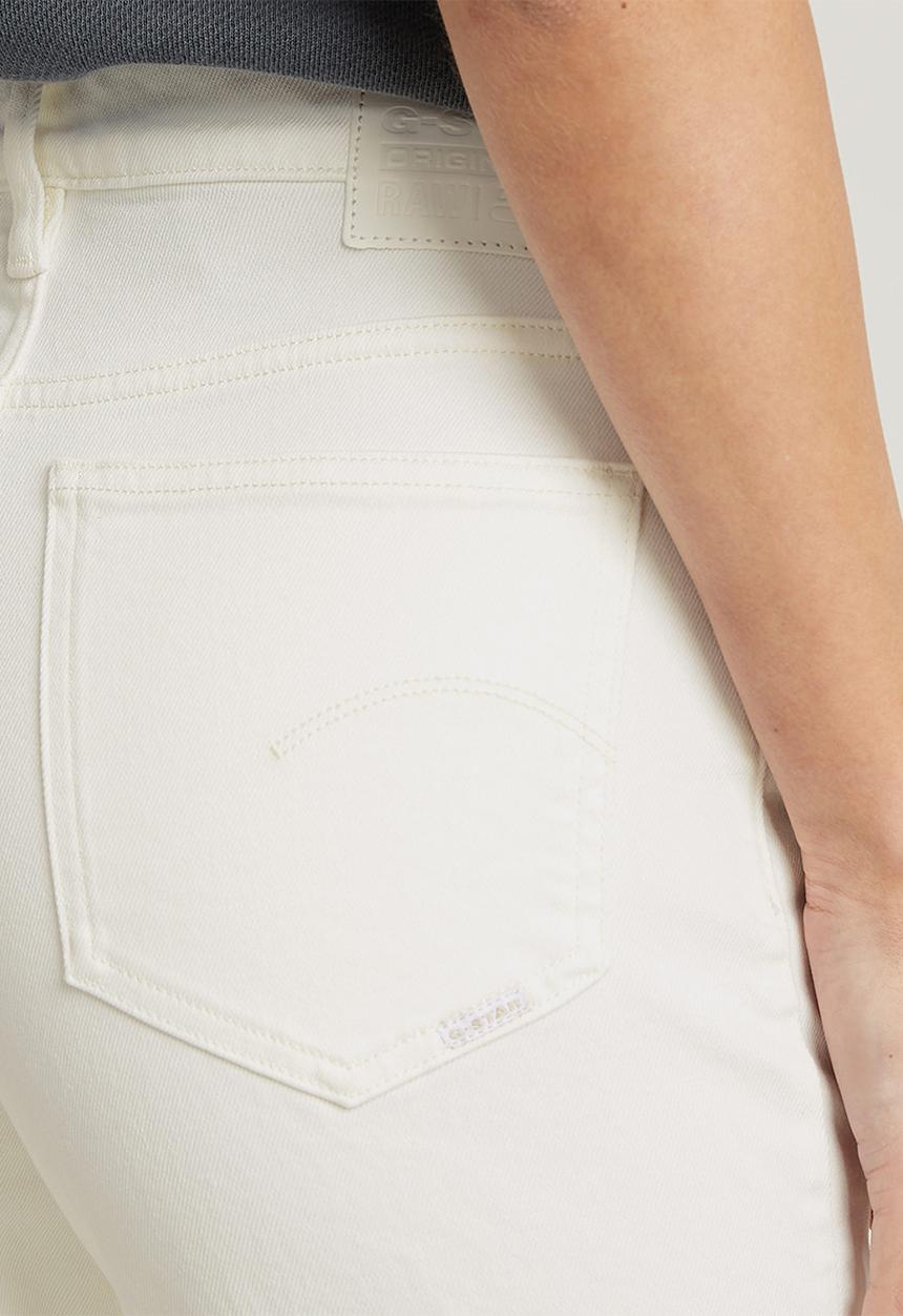 G-STAR - Viktoria High Straight Wmn - lt chalk gd
