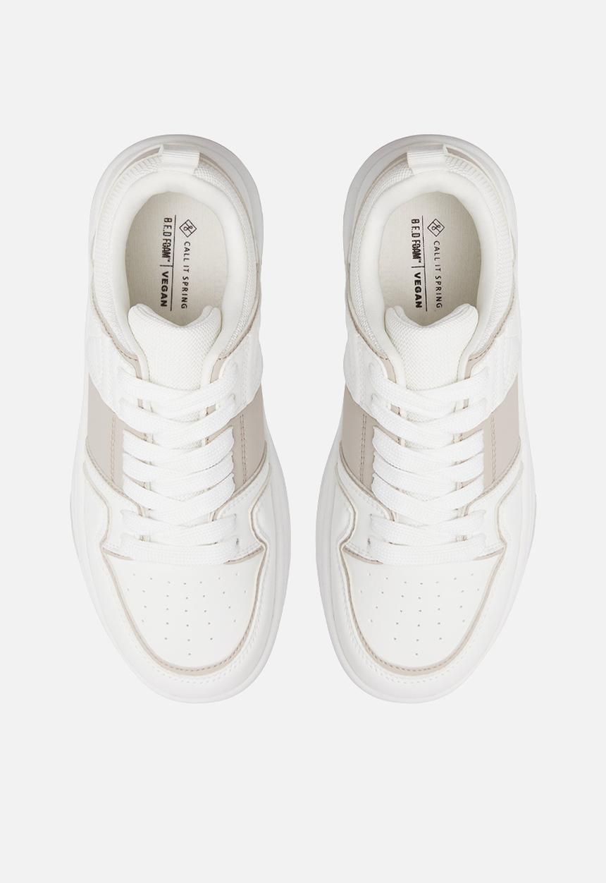 Call It Spring - Keisha sneaker - white/bone