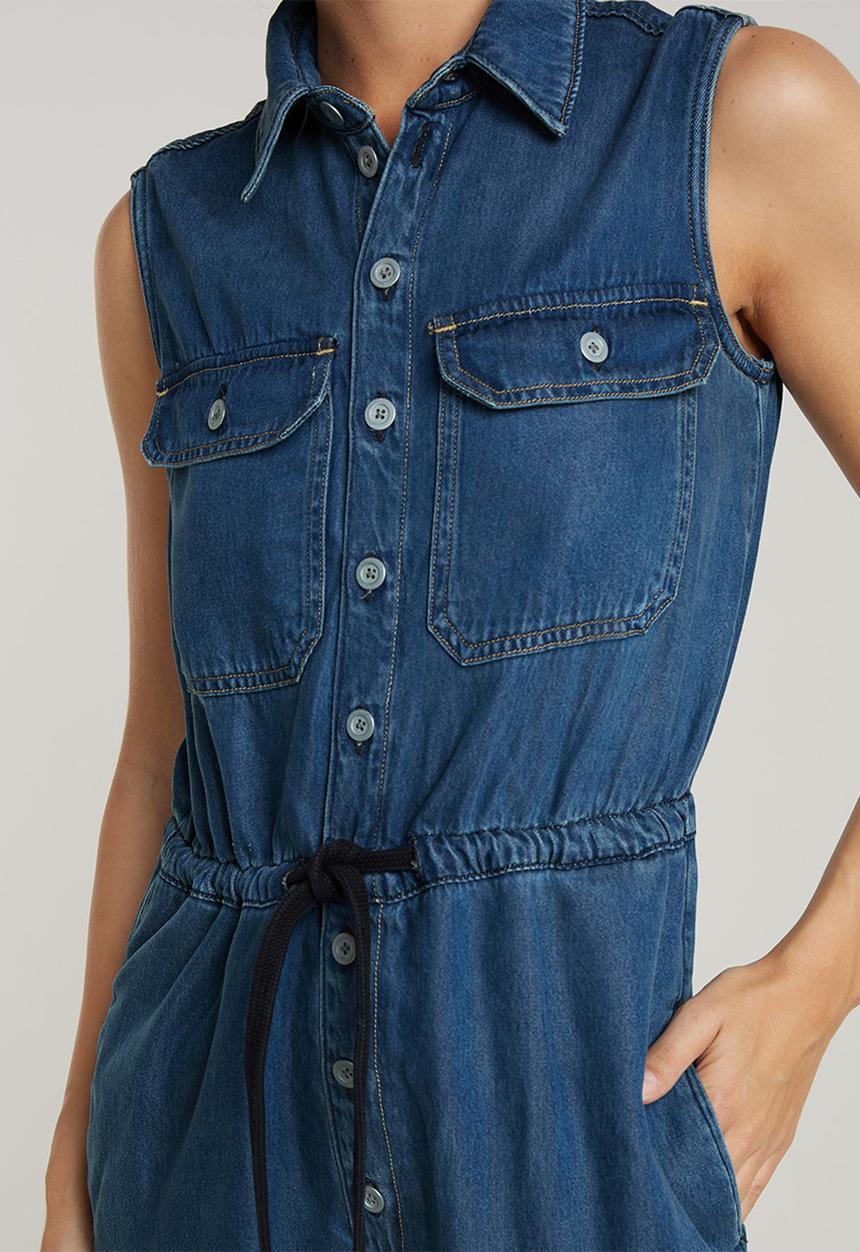 G-STAR - Soft Utility Jumpsuit Wmn - faded whirlpool
