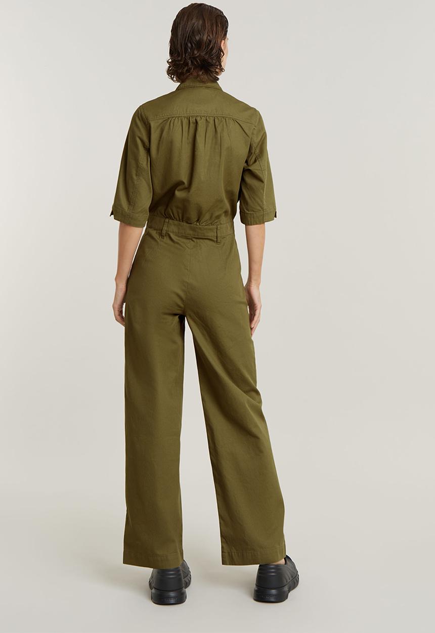G-STAR - Core jumpsuit s\s wmn - smoke olive