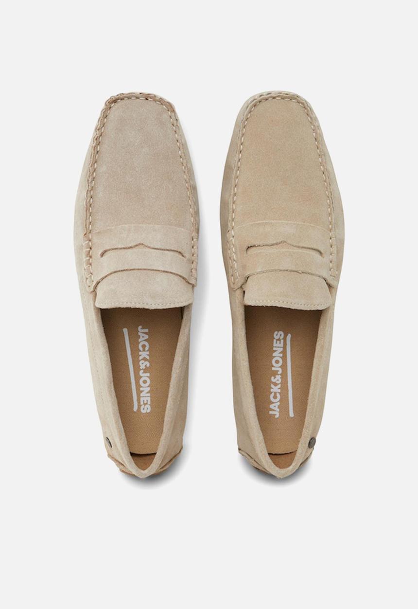 Jack & Jones - Jfwjensen suede loafer - moonbeam