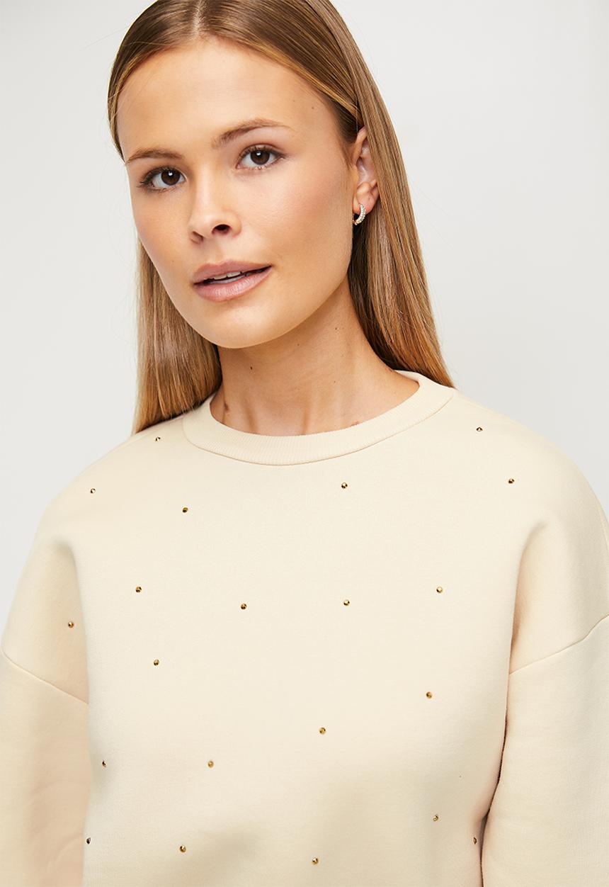 Trendyol - Regular sweatshirt - Beige
