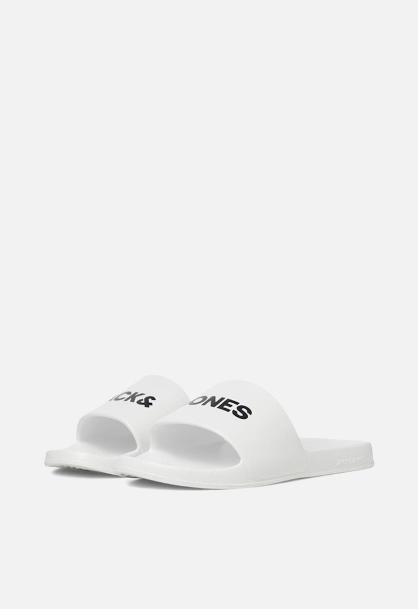 Jack & Jones - Jwflarry moulded slider - white
