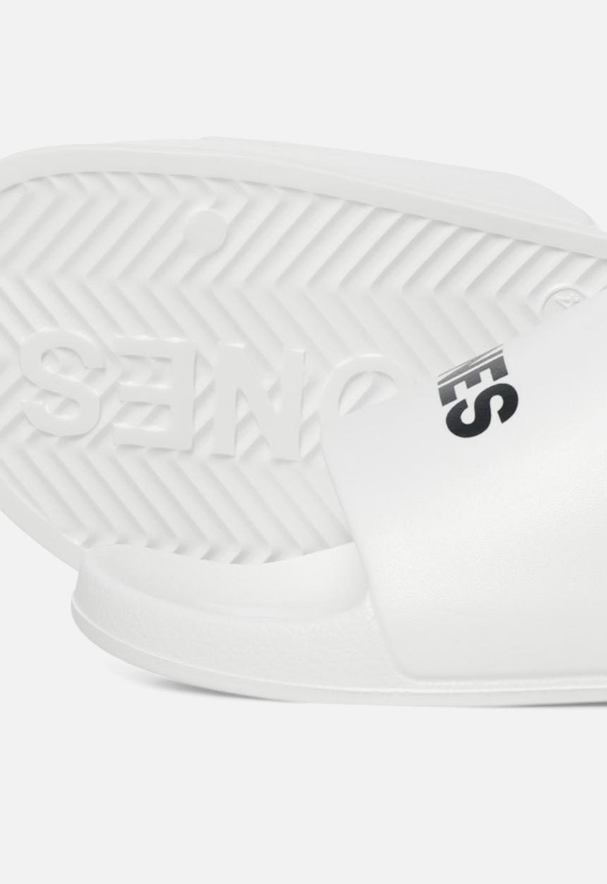 Jack & Jones - Jwflarry moulded slider - white
