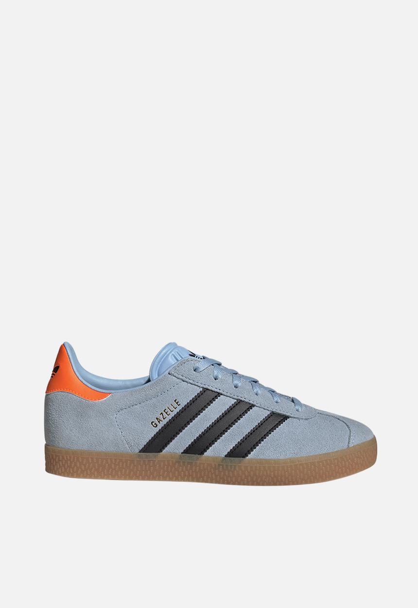 adidas Originals - Gazelle J - Clear Sky/Core Black/Solar Orange