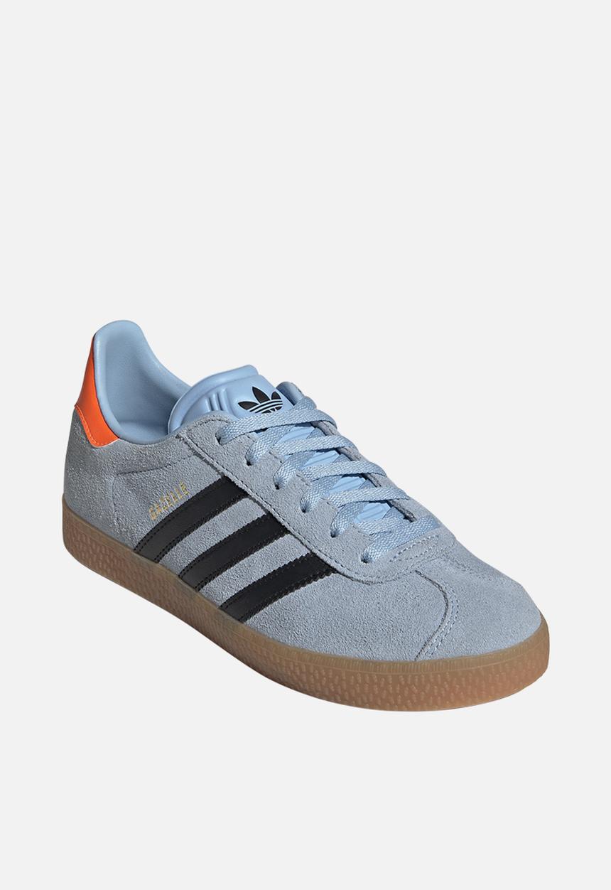 adidas Originals - Gazelle J - Clear Sky/Core Black/Solar Orange