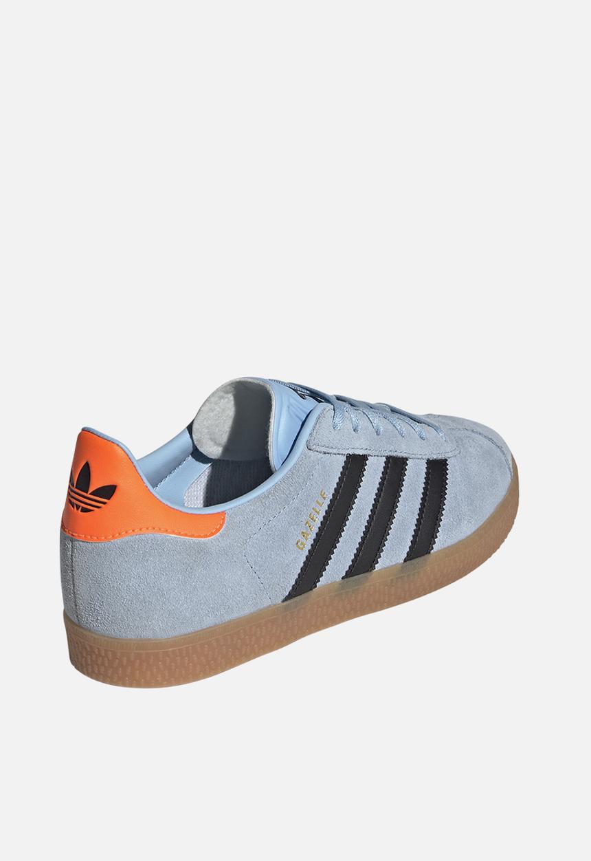 adidas Originals - Gazelle J - Clear Sky/Core Black/Solar Orange