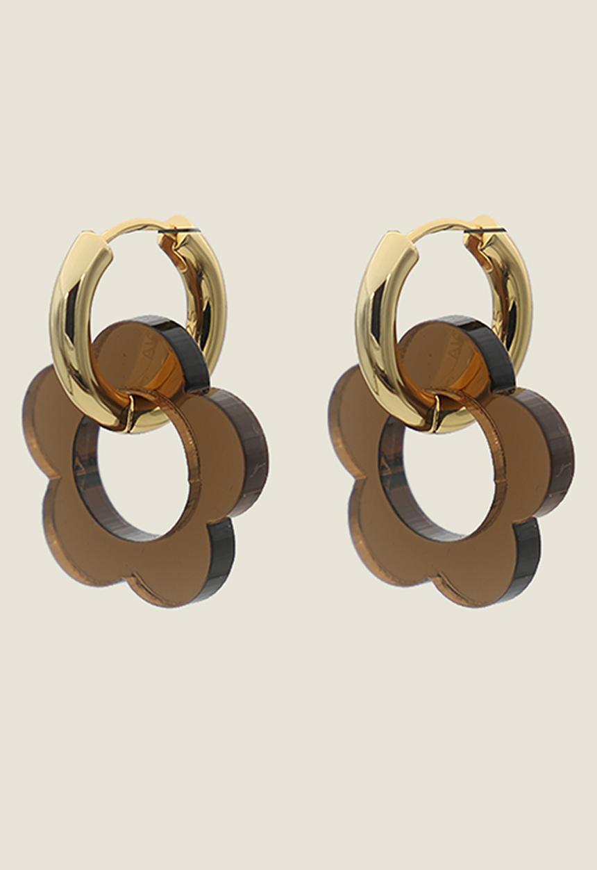 Pina Jewels - Daisy Charms - Transparent Brown