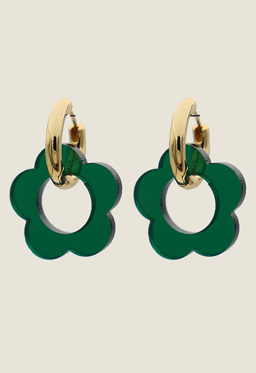 Pina Jewels - Daisy Charms - Green transparent