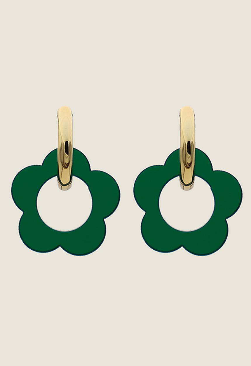 Pina Jewels - Daisy Charms - Green transparent