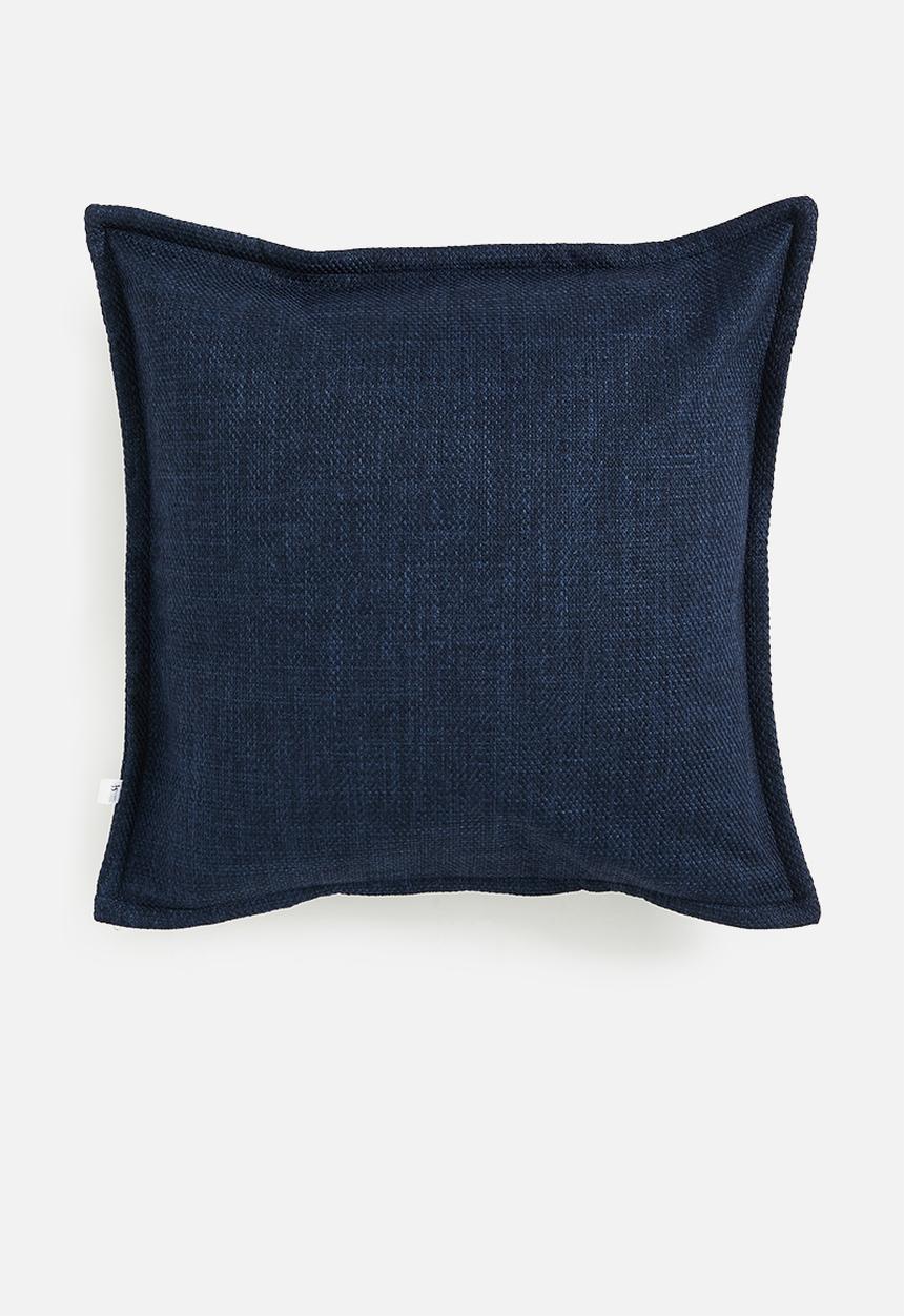Sixth Floor - Larna linen cushion cover - Navy