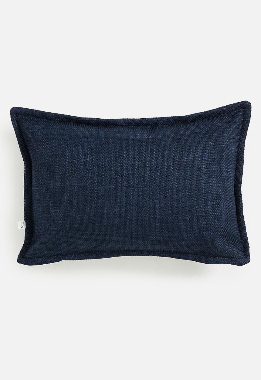 Sixth Floor - Larna linen cushion cover - Navy