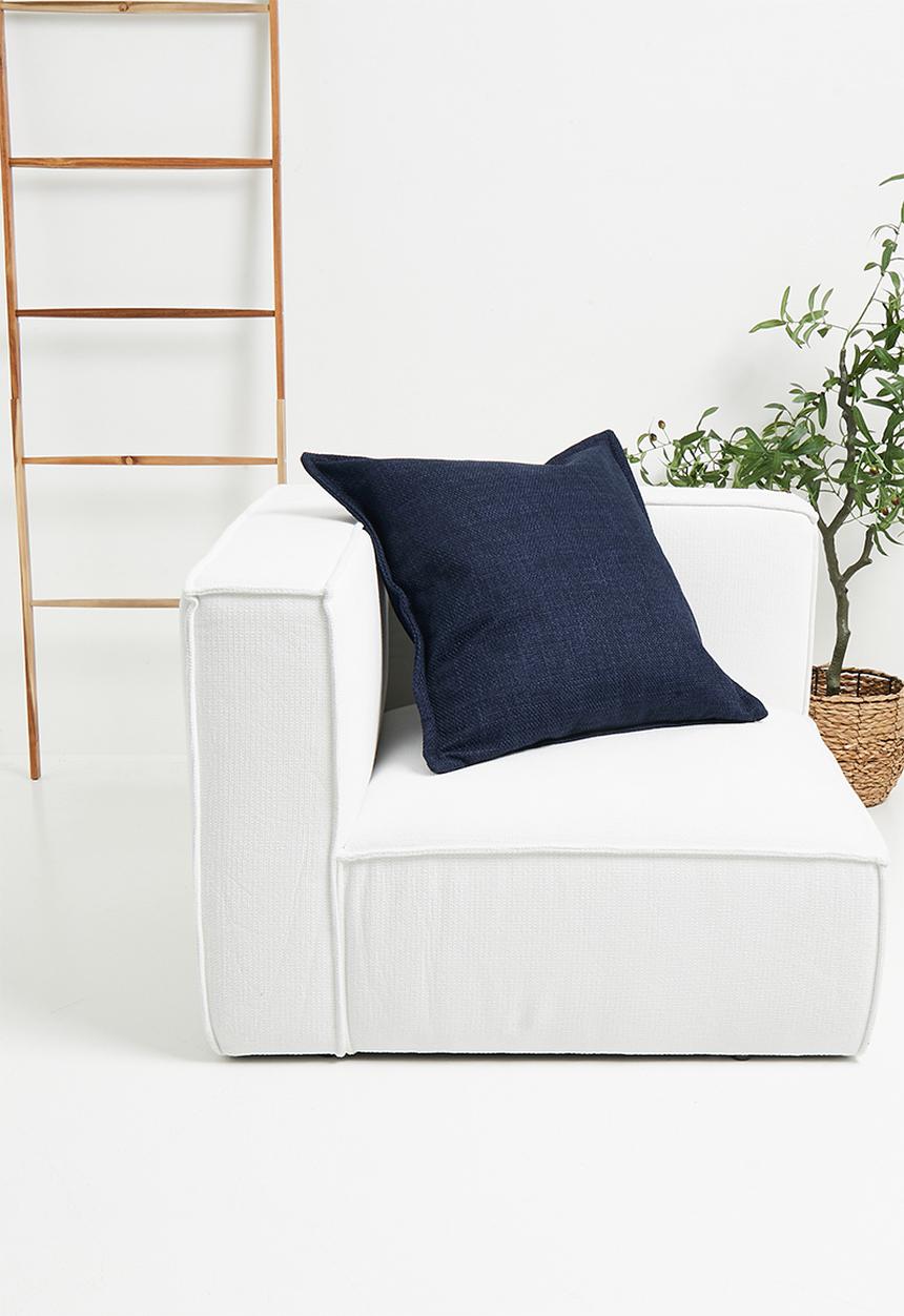 Sixth Floor - Larna linen cushion cover - Navy