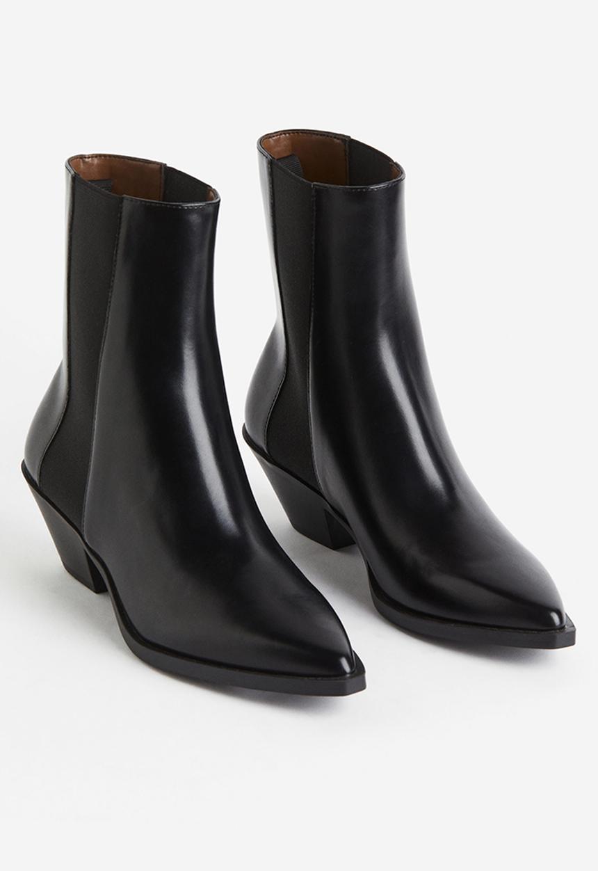 H&M - Heeled chelsea boots - black