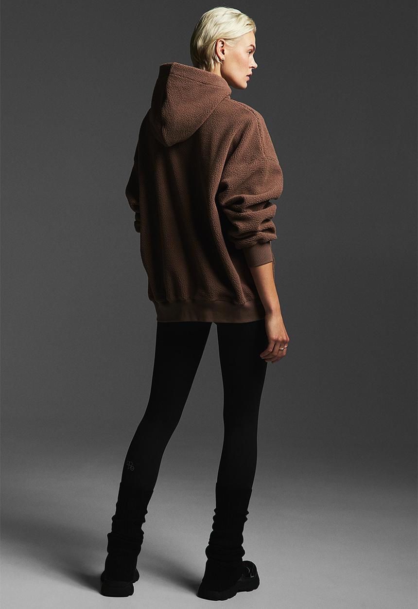 H&M - Drymove™ teddy hoodie - brown