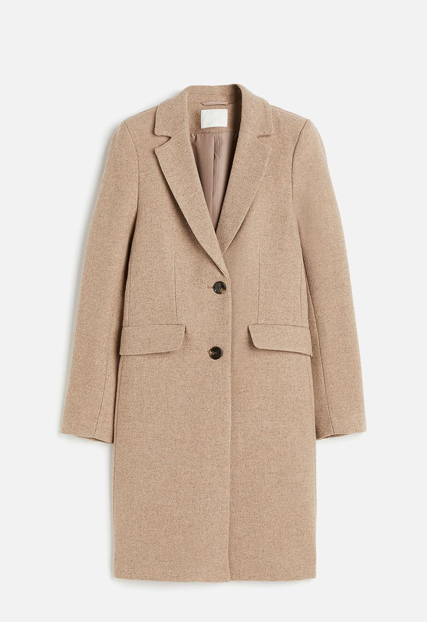 H&M - Single-breasted coat - beige