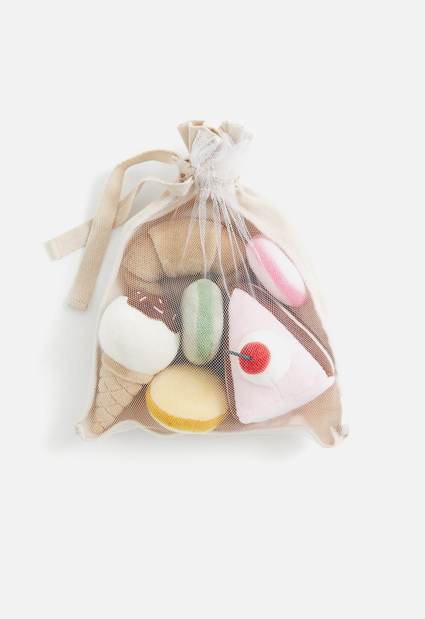 H&M - 6-Pack pastry soft toys - light pink