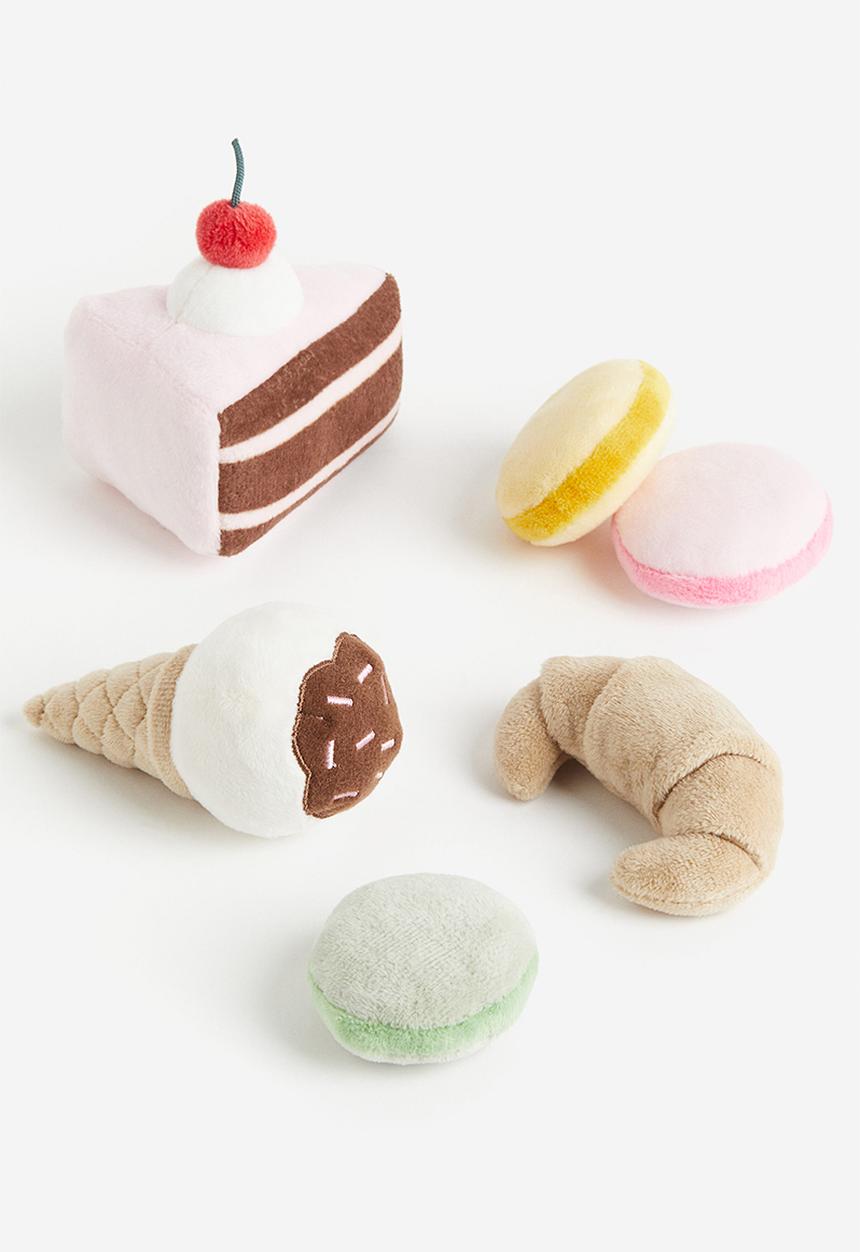 H&M - 6-Pack pastry soft toys - light pink