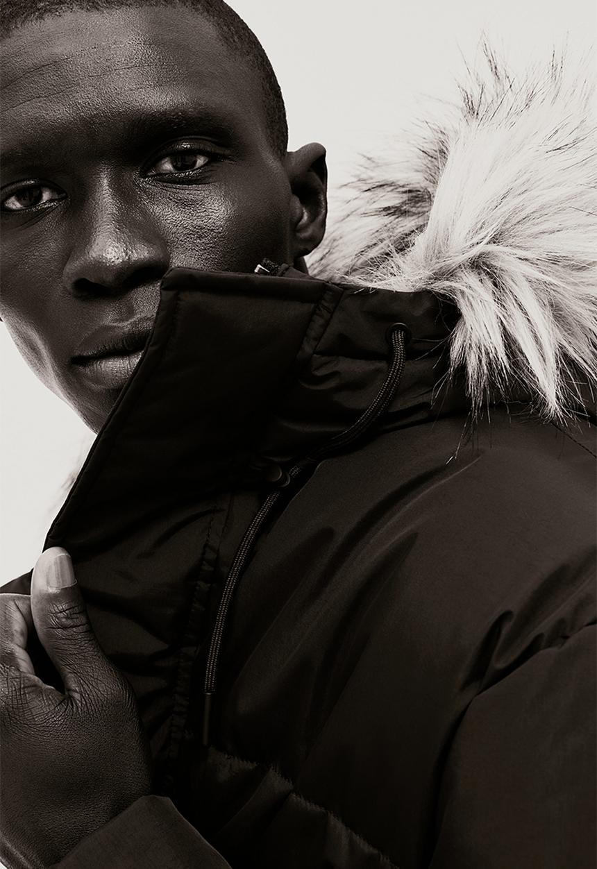 H&M - Regular fit water-repellent padded parka - black