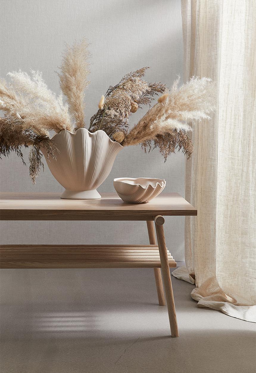 H&M - Shell-shaped vase - beige