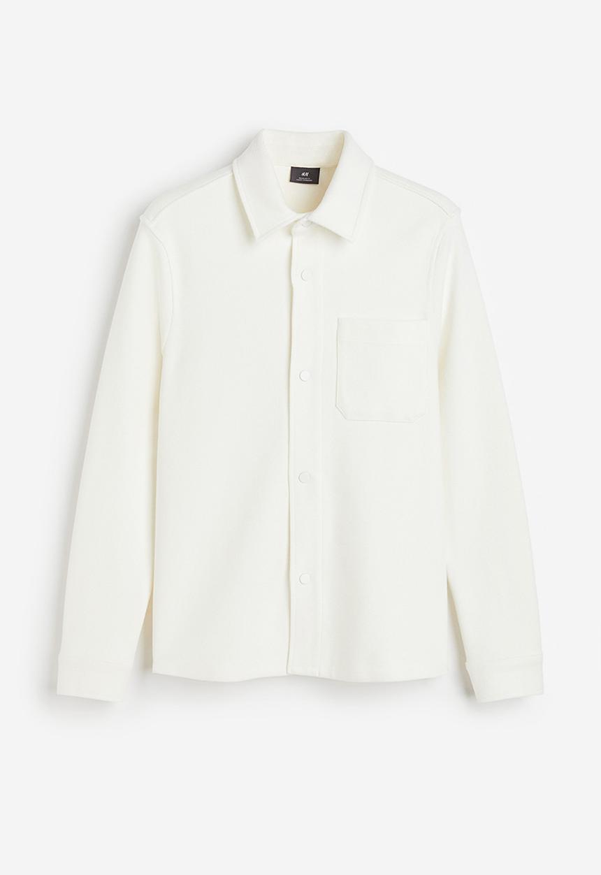 H&M - Regular fit shacket - cream