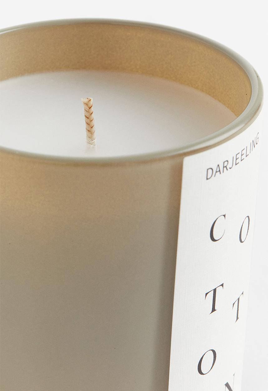 H&M - Scented candle in a glass holder - beige 
