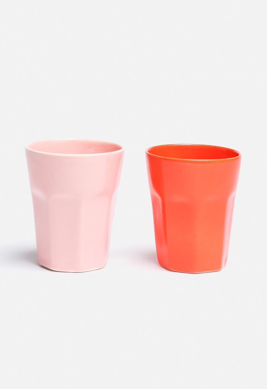Urchin Art - Set of 2 Ceramic Glasses