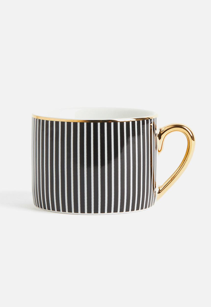 H&M - Porcelain cup - black