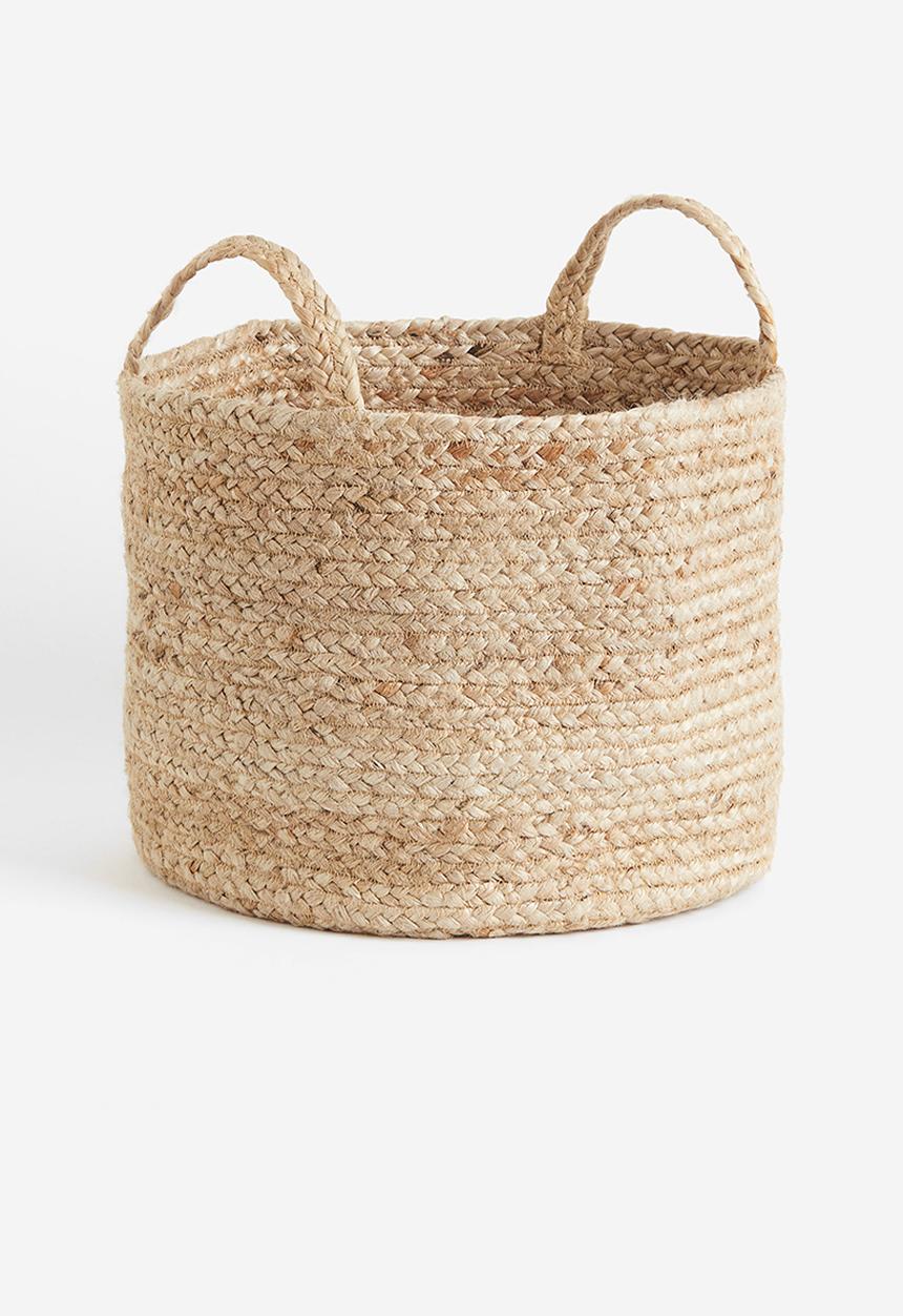 H&M - Jute storage basket - beige