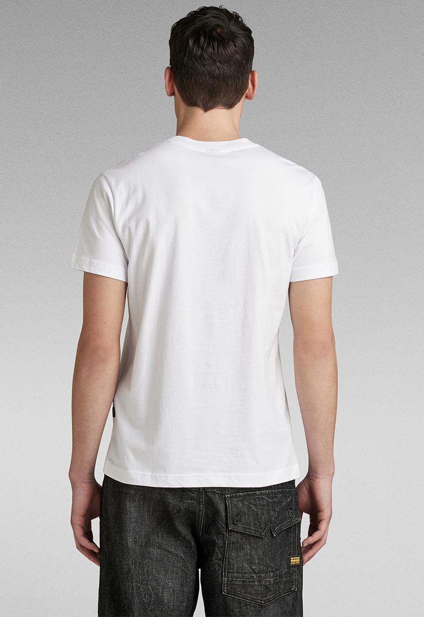 G-STAR - Painted raw gr r t - white