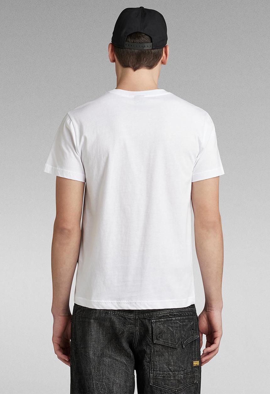 G-STAR - Triple logo gr r t - white