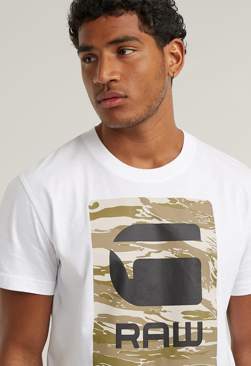 G-STAR - Camo box gr r t - white