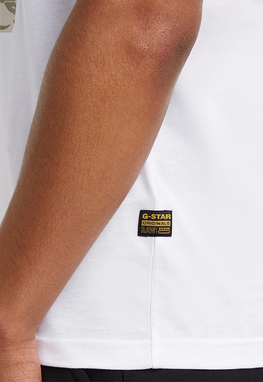 G-STAR - Camo box gr r t - white