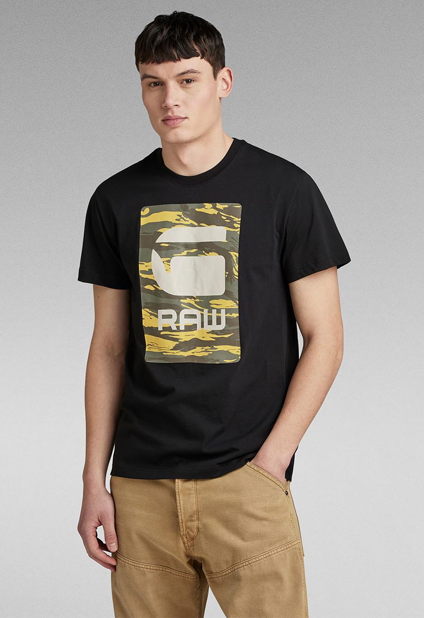 G-STAR - Camo box gr r t - dk black