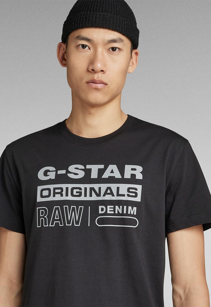 G-STAR - Reflective originals gr r t - dk black