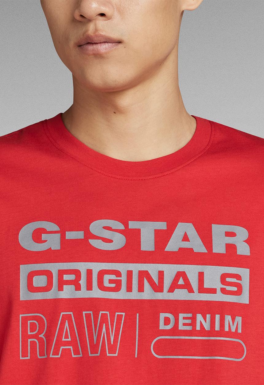 G-STAR - Reflective originals gr r t - bright flame